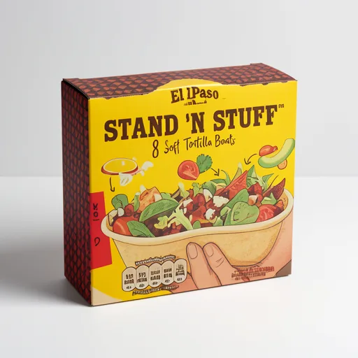 Old El Paso Stand ‘N’ Stuff Soft Flour Tortillas Wraps 8Pk 193G
