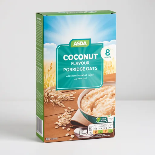 ASDA Coconut Flavour Porridge Sachets 8 x 36g (288g)