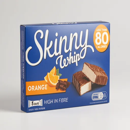 Skinny Whip Orange & Chocolate Flavour Bars 5 x 20g