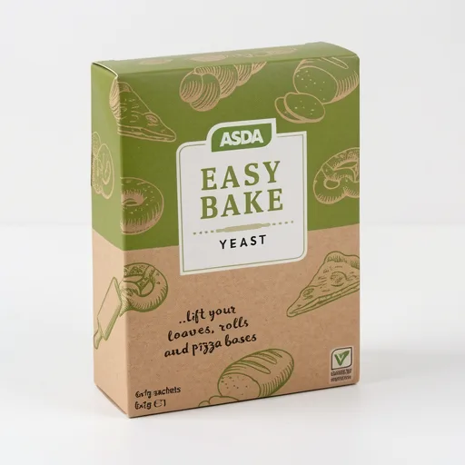BAKE by ASDA Easy Bake Yeast 6 x 7g (42g)