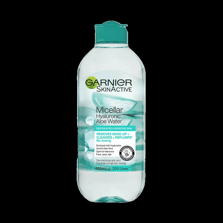 Garnier Micellar Hyaluronic Aloe Water Facial Cleanser For Dehydrated Skin 400ml