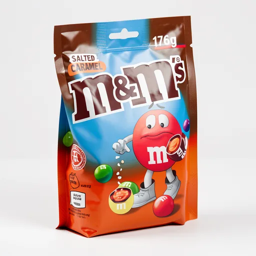 M&M's Salted Caramel Milk Chocolate Sharing Pouch Bag 176g