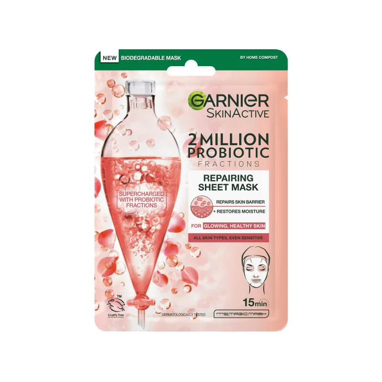 Garnier Skin Active 2 Million Probiotic Face Mask 22G