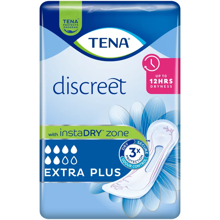 Tena Discreet Extra Incontinence Pads x 10