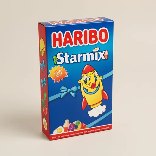Haribo Starmix Fruit & Cola Flavour Jelly & Foam Sweets Gift Box 380g