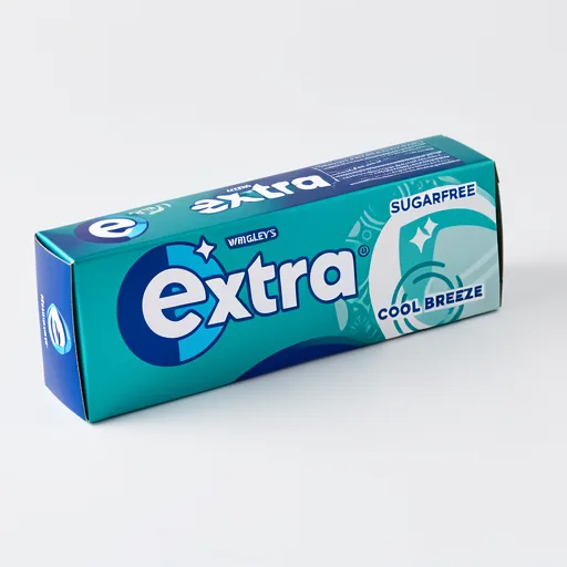 Wrigley's Extra Cool Breeze Sugarfree Chewing Gum 10 Pieces