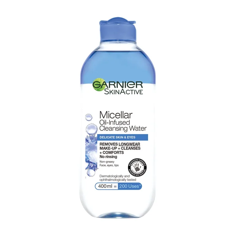 Garnier Micellar Water, Gentle face cleanser & Makeup Remover for Sensitive Skin, Travel Size 100ml