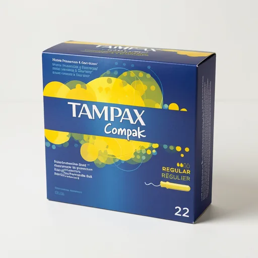 Tampax Compak Regular Tampons With Applicator x22