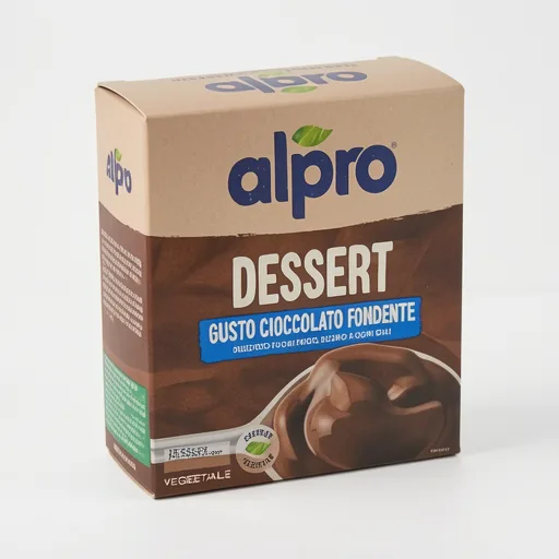 Alpro Dark Chocolate Dairy Free Vegan Soya Dessert 4x125g