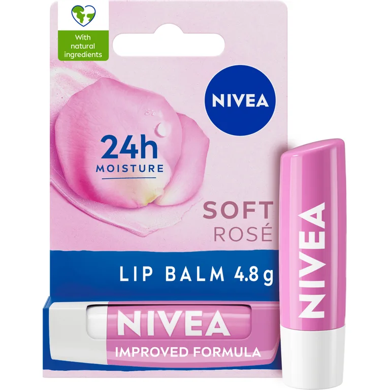 Nivea Soft Rose Lip Balm 4G