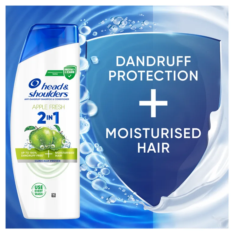 Head & Shoulders Apple Fresh 2in1 Anti-Dandruff Shampoo and Conditioner330ml