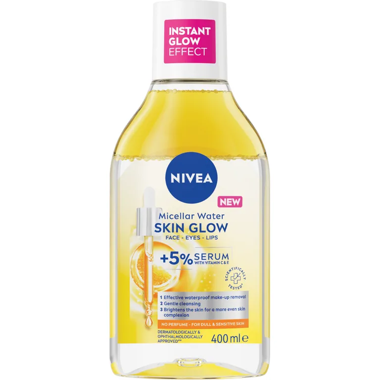 NIVEA Skin Glow Serum Infused Micellar Water 400ml