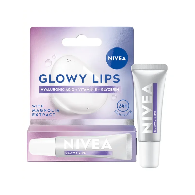 Nivea Glowy Lip Balm Tube with Hyaluronic Acid 10ml 1ST
