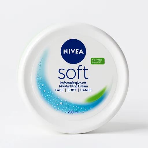 Nivea Soft Moisturiser for Face Hands & Body 200ml