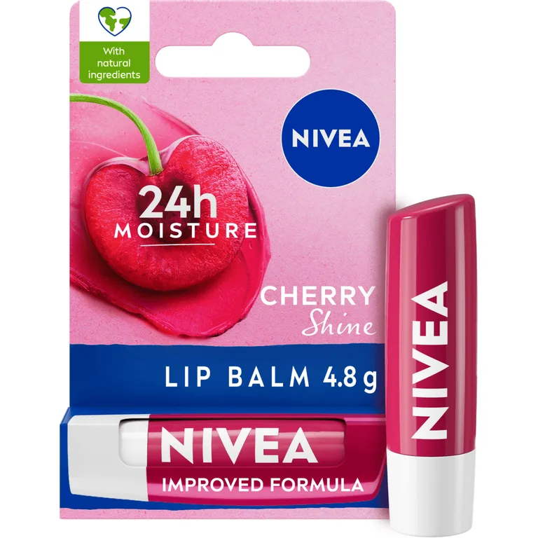 NIVEA Cherry Shine Lip Balm 4.8g