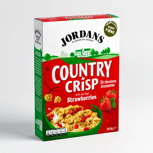 Jordans Country Crisp Sun-Ripe Strawberry Breakfast Cereal 500g