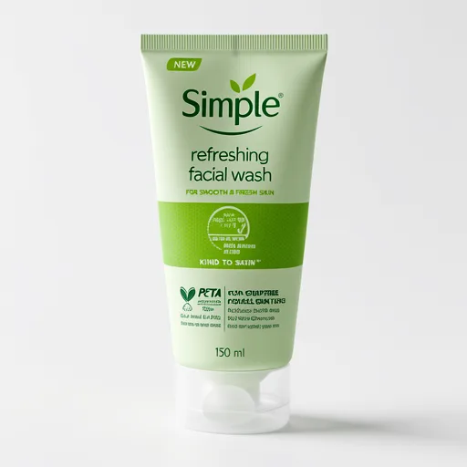 Simple Kind To Skin Refreshing Face Wash Gel 150Ml