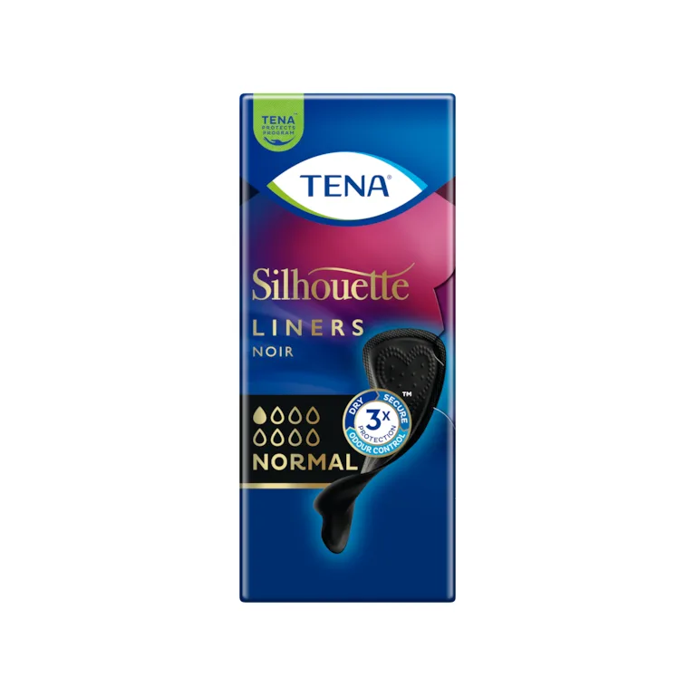 Tena Silhouette Black Incontinence Liners 26 Pack