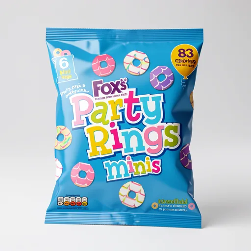 Fox's Biscuits Party Rings Minis 6 Snack Bags