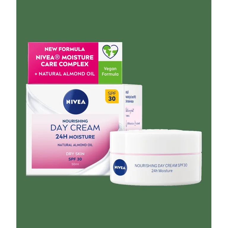 Nivea Caring 48h Day Face Cream SPF15 50ml