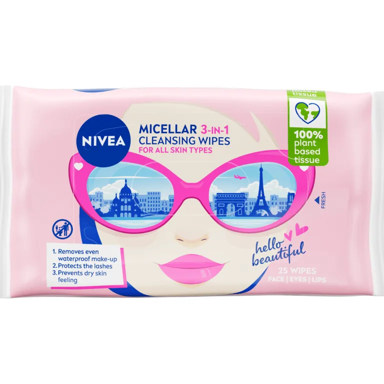 Nivea Limited Edition Micellar Water Wipes 25s