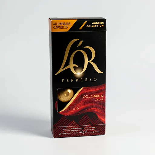 L'OR Espresso Colombia Intensity 8, Aluminium Coffee Capsules x10