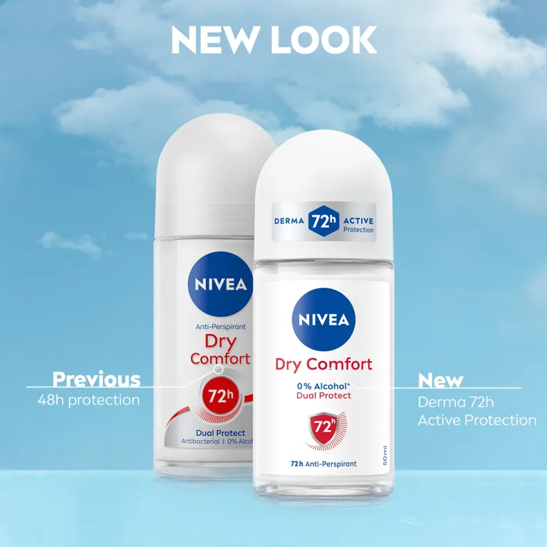 Nivea NIVEA 72h Dry Comfort Anti-perspirant Roll-on 50ml 50ML