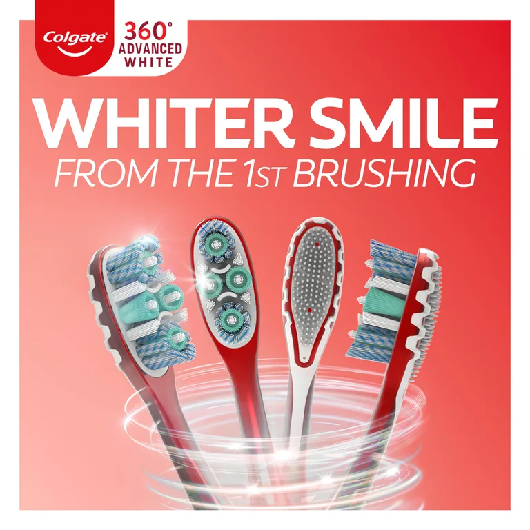 Colgate Advanced White Medium Manual Toothbrush
