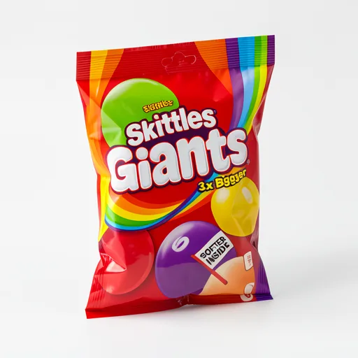 Skittles Giants Fruit Flavoured Sweets Bag 132g