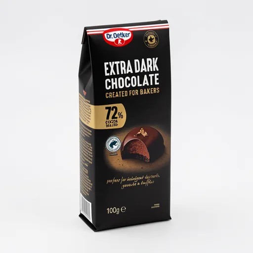 Dr Oetker Extra Dark Chocolate Bar 100g
