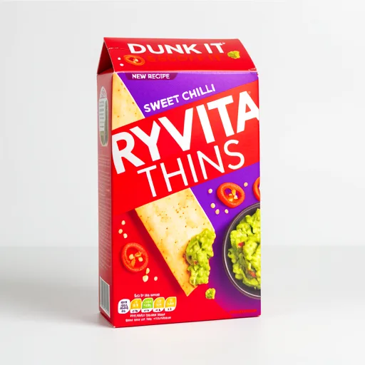Ryvita Thins Sweet Chilli Flatbread Crackers 