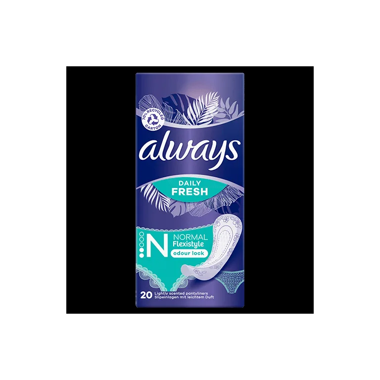 Always Daily Fresh Normal Wrapped Panty Liners 20 Liners