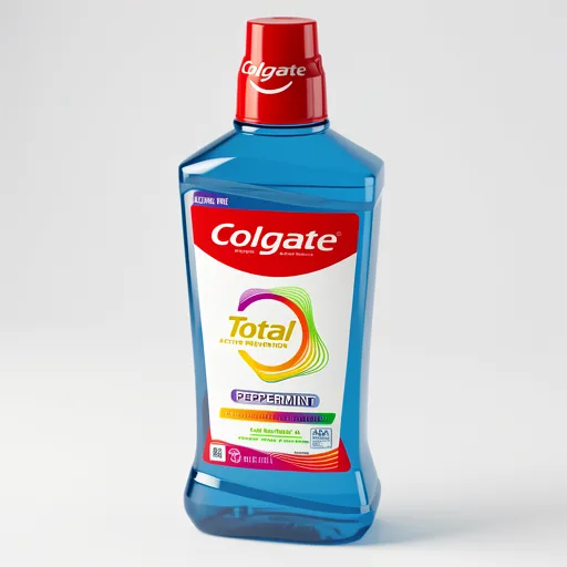 Colgate Total Plaque Protect Peppermint Mouthwash 500ml