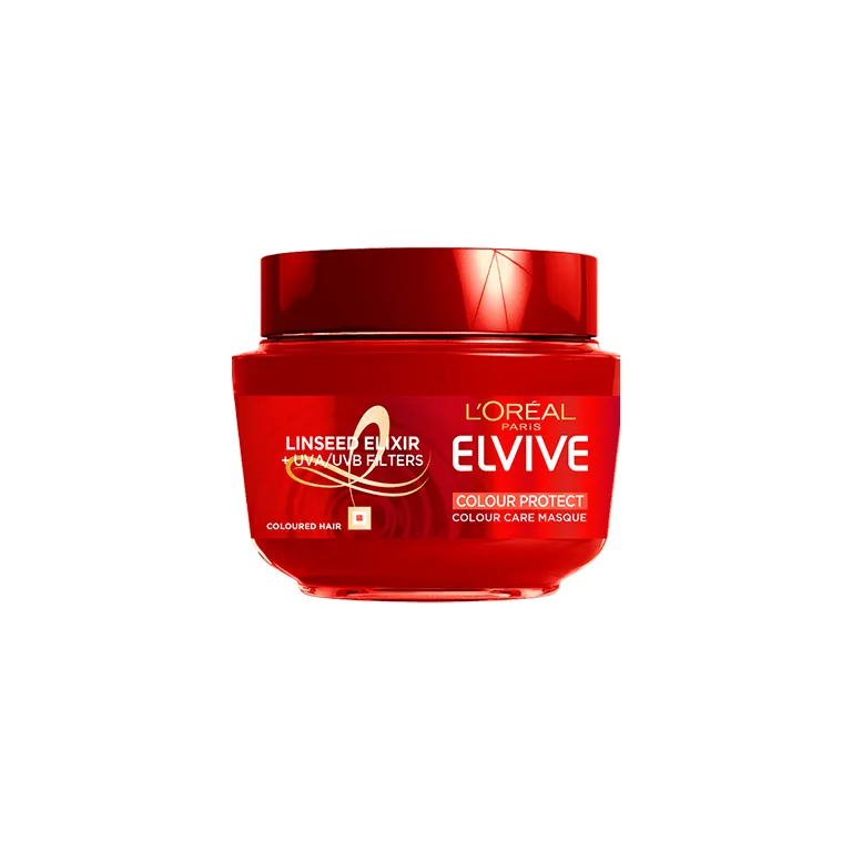 L'Oreal Elvive Elvive Colour Protect Hair Mask, For Coloured or Highlighted Hair, 300ml