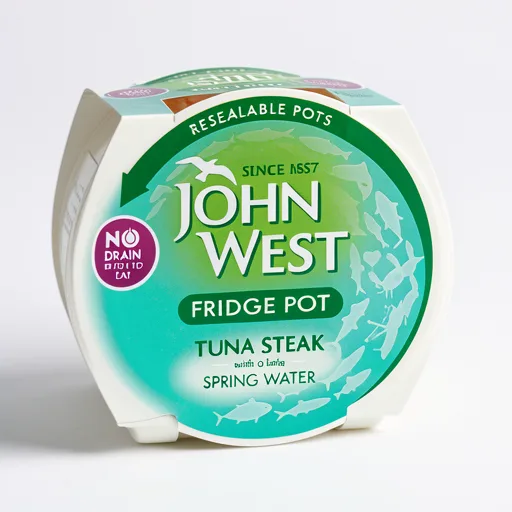 John West No Drain Fridge Pot Tuna Steak with a Little Spring Water 3x110g