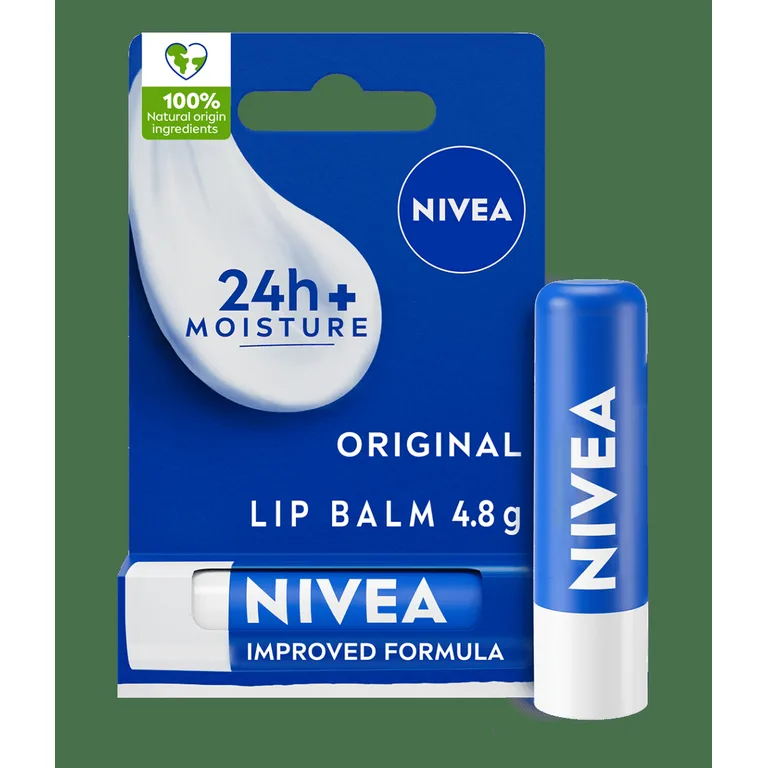 Nivea Lip Balm, Original Care 4.8g