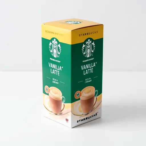 Starbucks Vanilla Latte Instant Coffee Sachets 5 x 21.5g