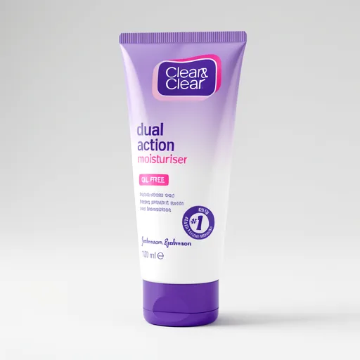 Clean & Clear Dual Action Moisturiser Face Cream 100ml
