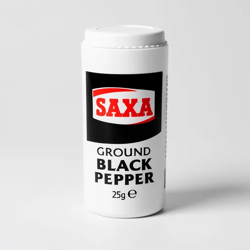 Saxa Ground Black Pepper 25g