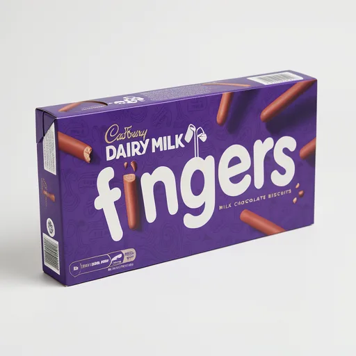 Cadbury Dairy Milk Fingers Milk Chocolate Covered Biscuits 114g