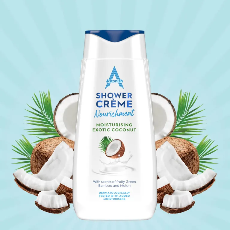 Astonish Nourishment Shower Crème Moisturising Exotic Coconut 400ml