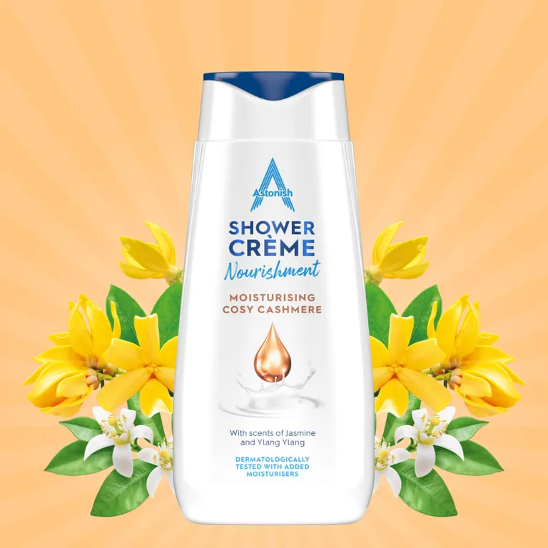 Astonish Shower Crème Nourishment Moisturising Cosy Cashmere 400ml