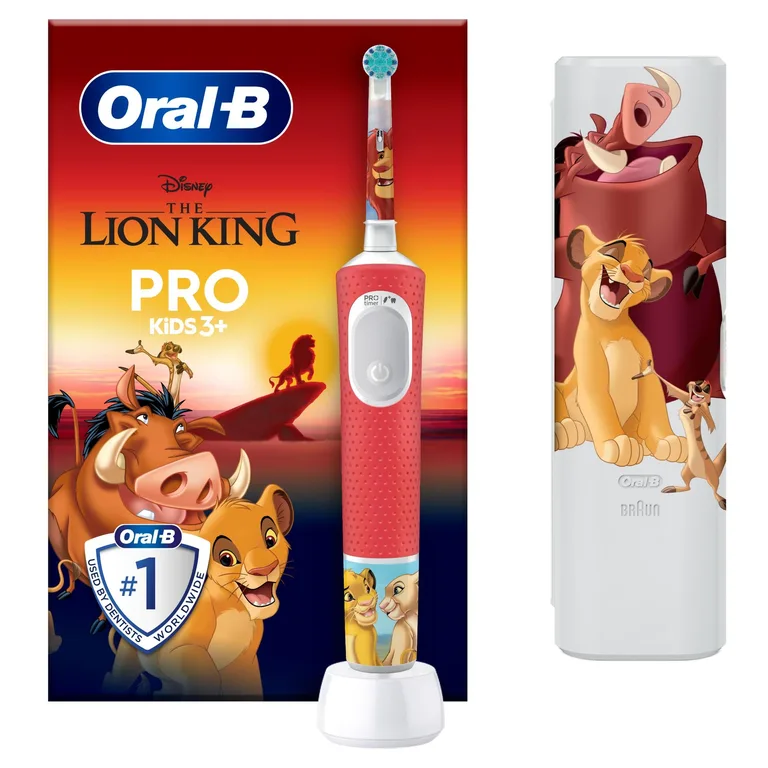 Oral-B PRO Kids Toothbrush Head, Featuring Disney The Lion King for Ages 3+, Pack of 4