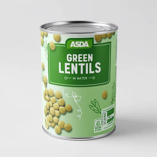 ASDA Green Lentils in Water 390g