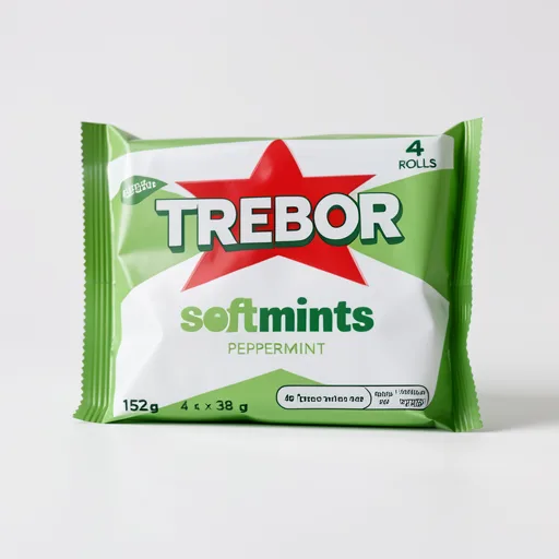 Trebor Soft Mint Peppermint Multipack 4 pack 38g