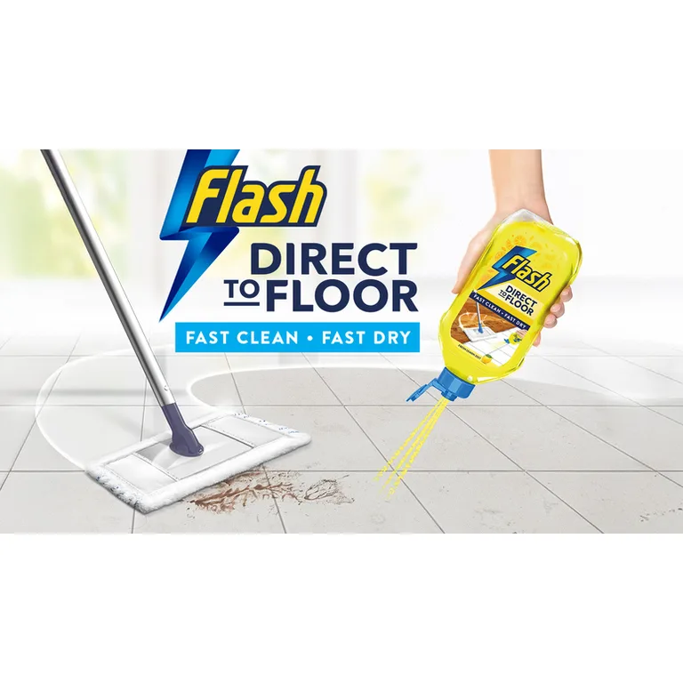 Flash 800ml Direct to Floor Fresh Lemon Floor Cleaner