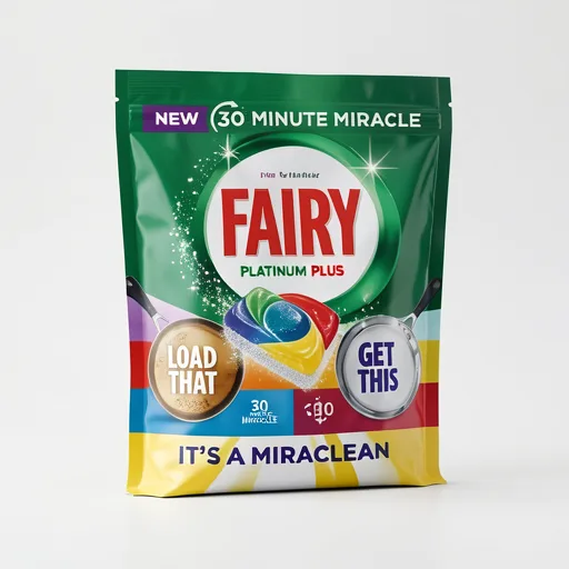 Fairy Original All In One Dishwasher Tablets, Regular, 25 Tablets
