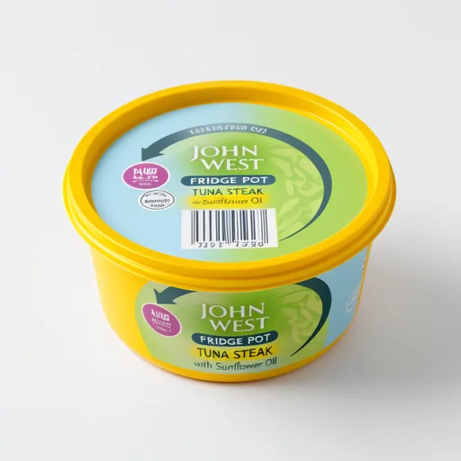 John West No Drain Fridge Pot Tuna Steak with a Little Sunflower Oil 110g