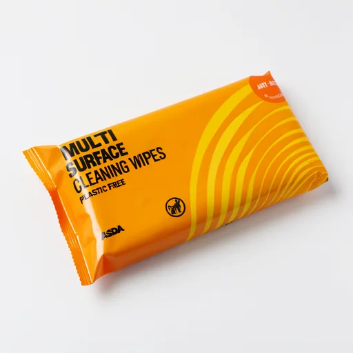 ASDA 60 Lemon Multi Surface Cleaning Wipes