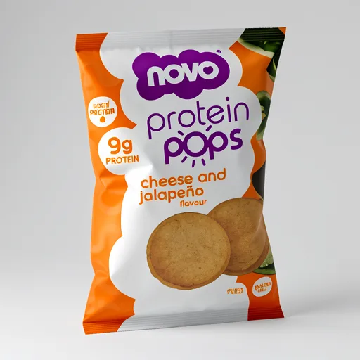 Novo Protein Pops Cheese and Jalapeño Flavour 45g